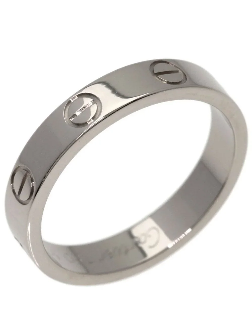 Cartier Mini Love Ring 52 18k White Gold